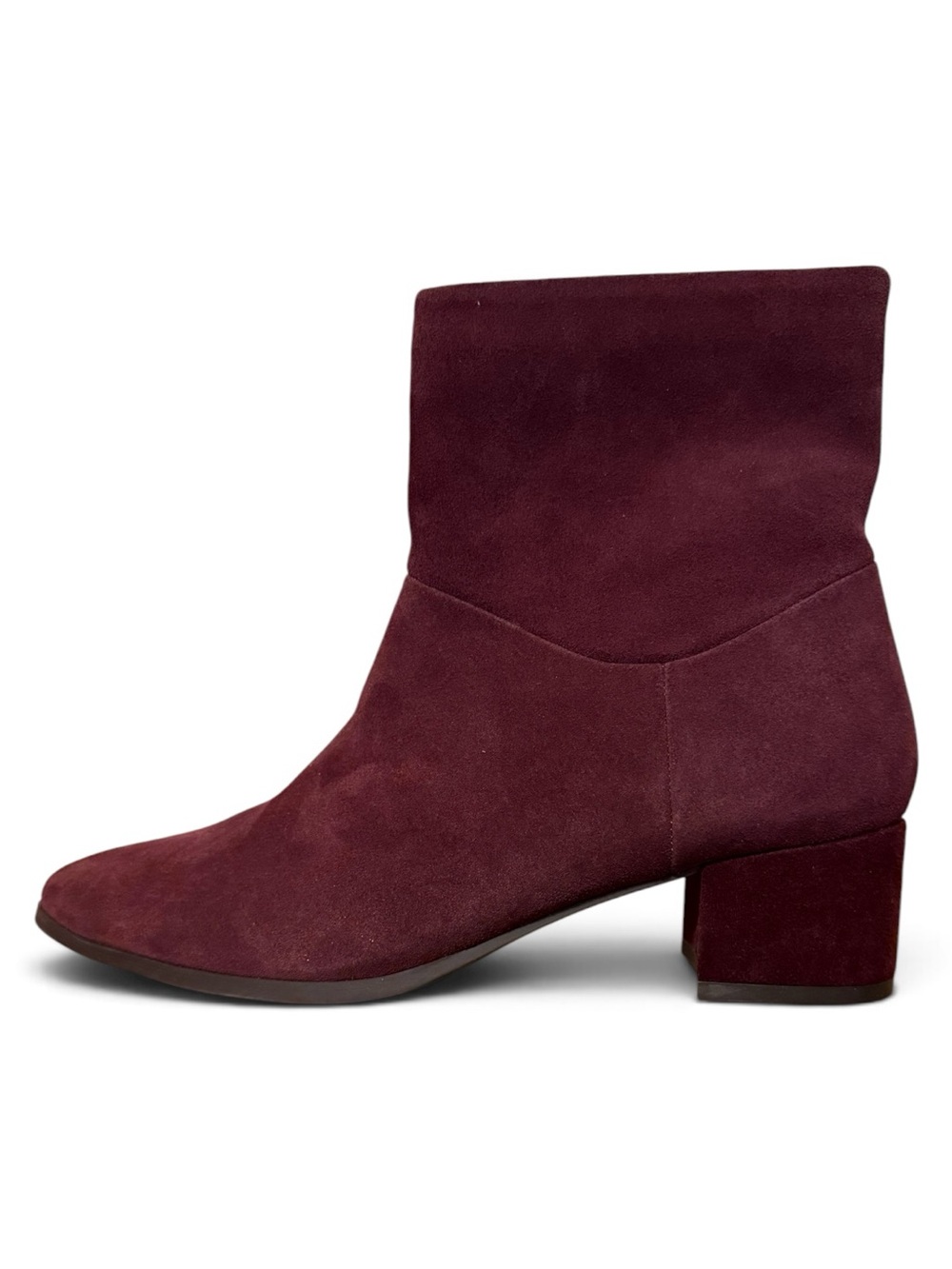 Nwt Blondo Burgundy Suede Waterproof Ankle Boots
